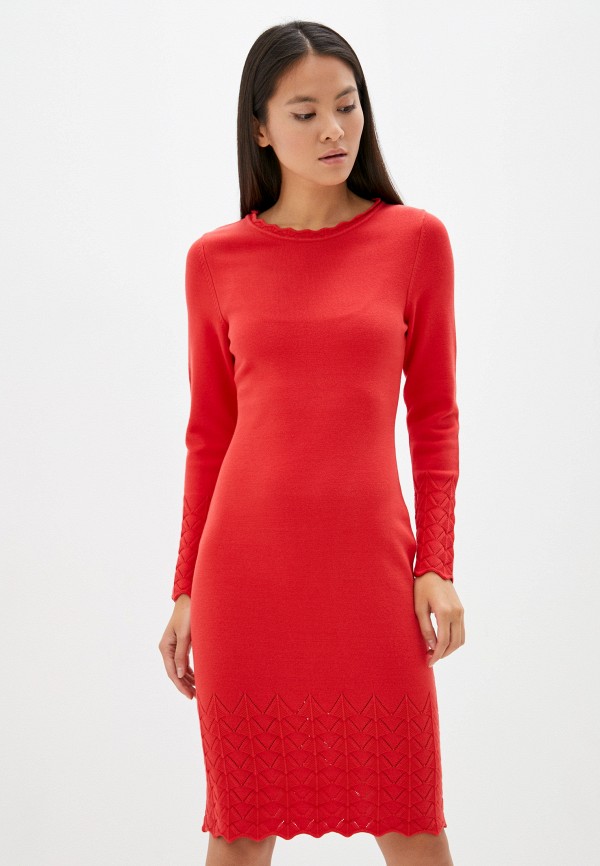 женское платье-свитеры odalia, красное