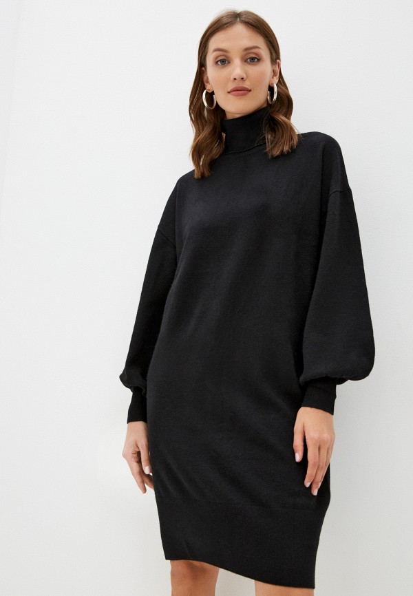 женское платье-свитеры baon, черное