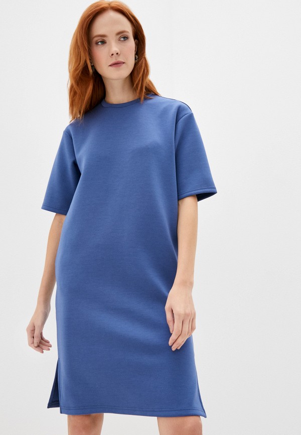 женское платье-футболки savage, синее