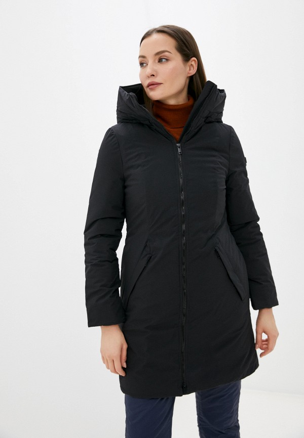 женская утепленные куртка heiden, черная