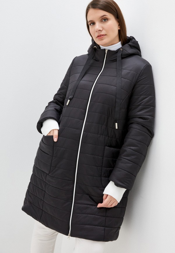 женская утепленные куртка modress, черная