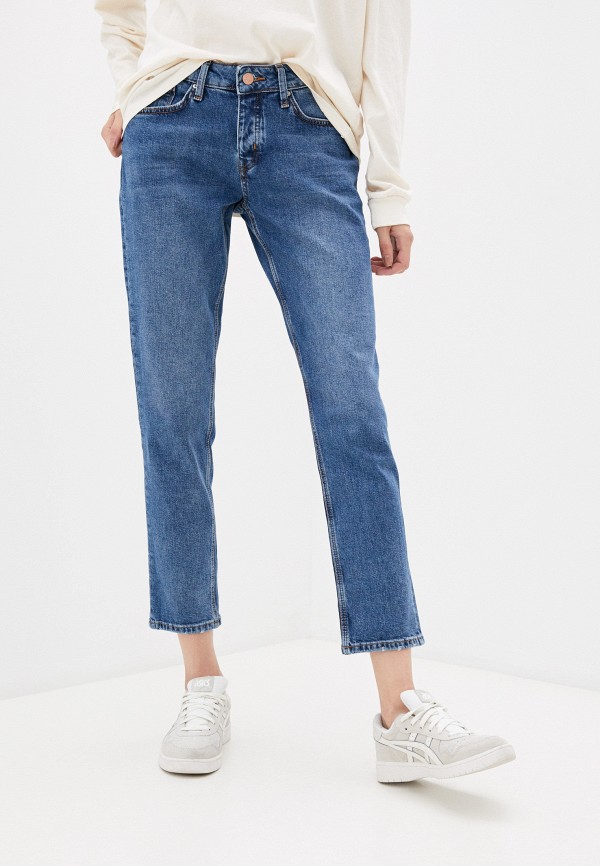 женские прямые джинсы colin’s, синие