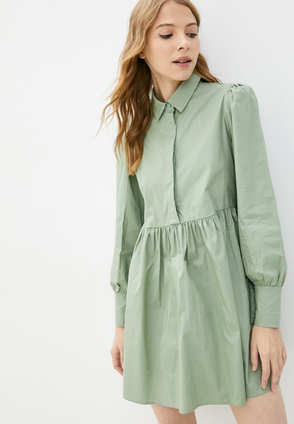 женское платье-рубашки mist, зеленое