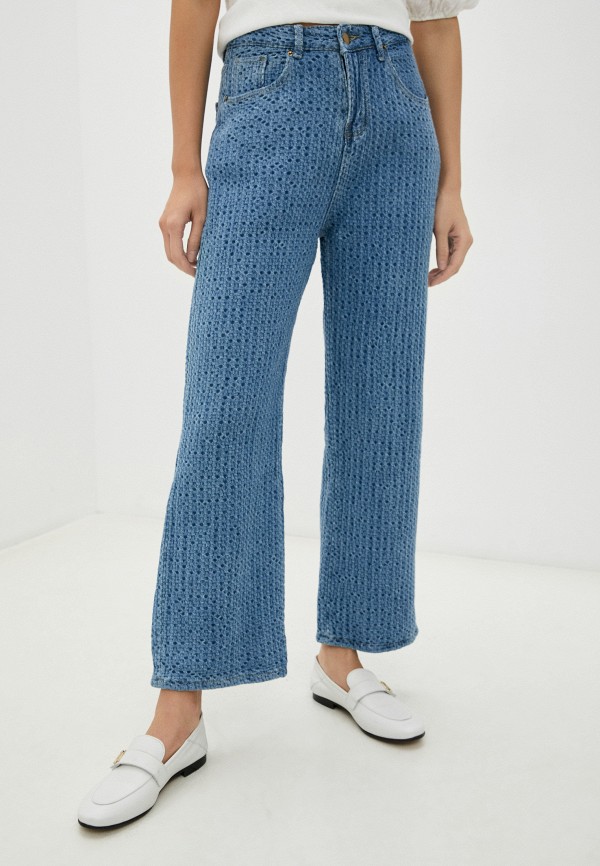 женские прямые джинсы forza viva, синие