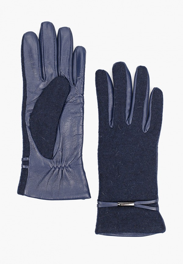 женские текстильные перчатки eleganzza, синие