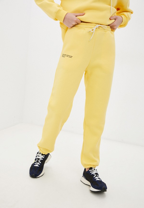 женские спортивные брюки d.s, желтые