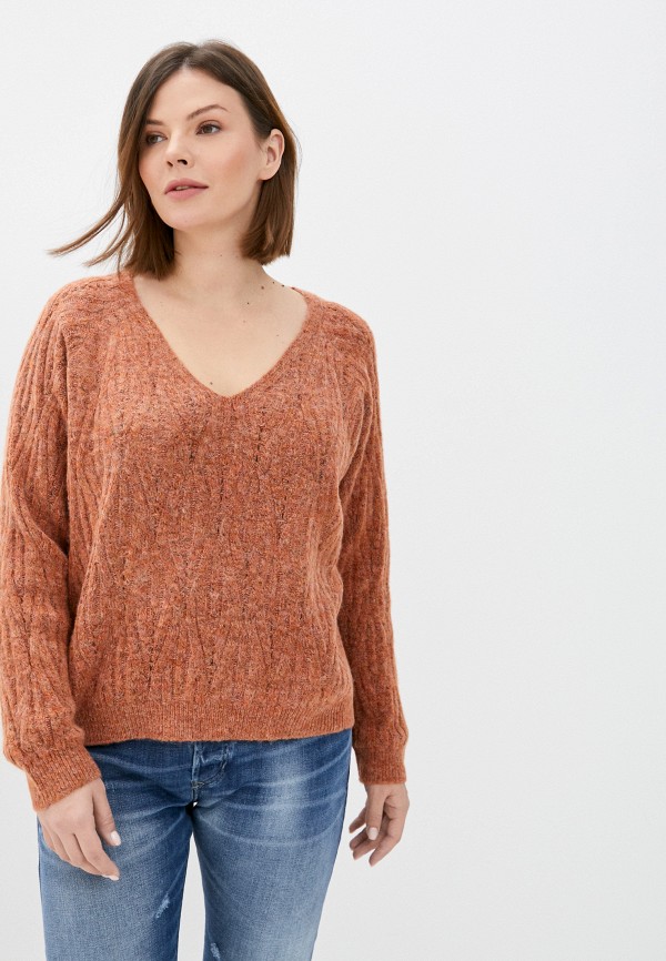 женский пуловер lilly bennet, коричневый