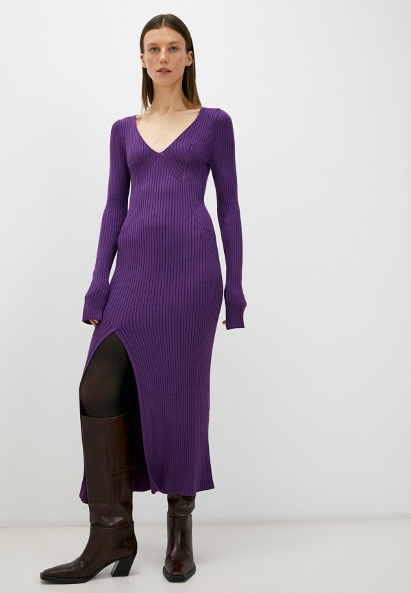 женское платье-свитеры amie, фиолетовое