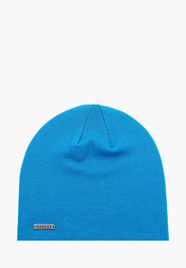 женская шапка norveg, синяя