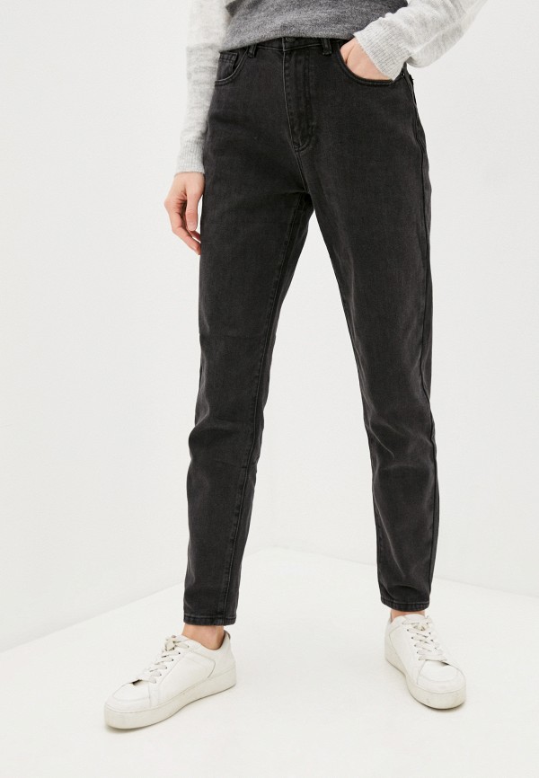 женские джинсы-мом desimall, серые
