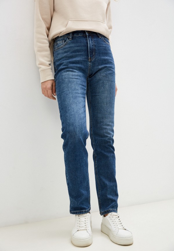 женские прямые джинсы primm, синие