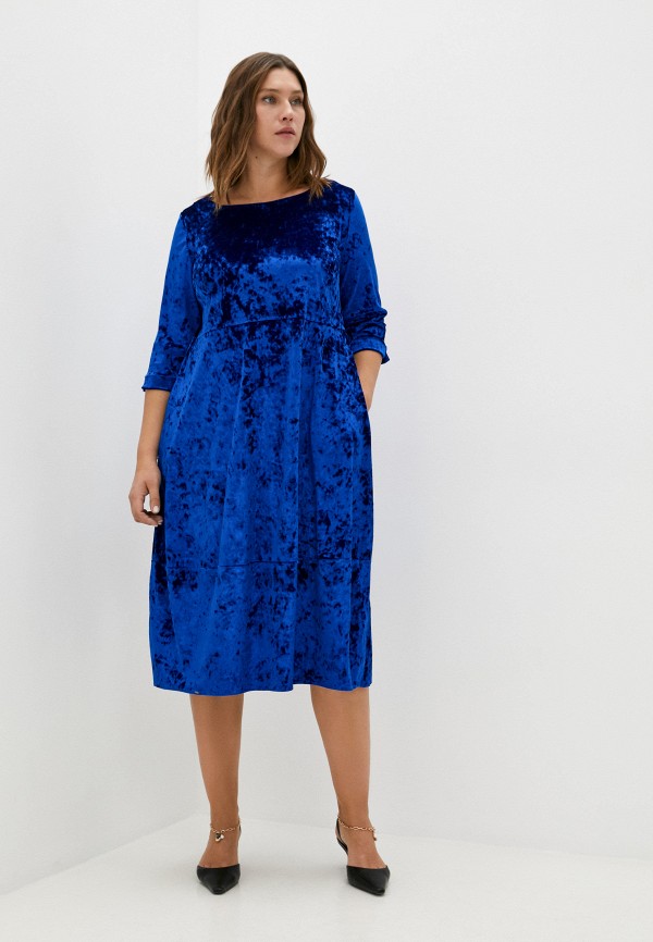женское повседневные платье banzo, синее