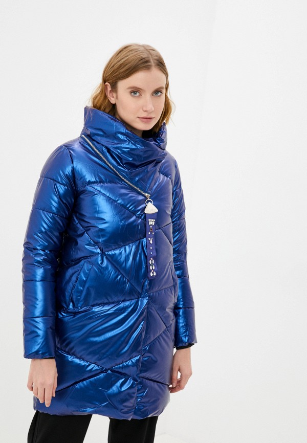 женская утепленные куртка fadjo, синяя