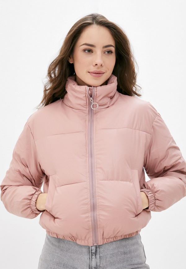 женская кожаные куртка indiano natural, розовая