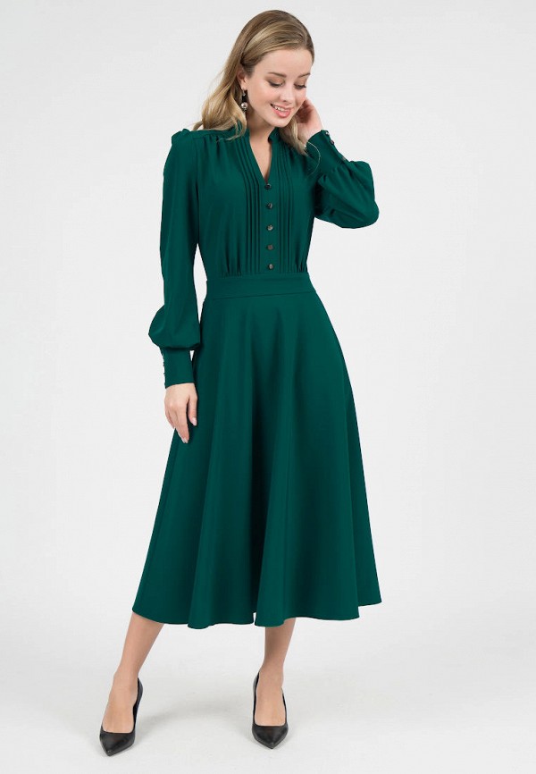 женское повседневные платье marichuell, зеленое