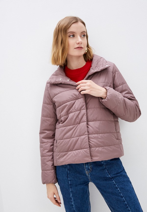 женская утепленные куртка baon, розовая