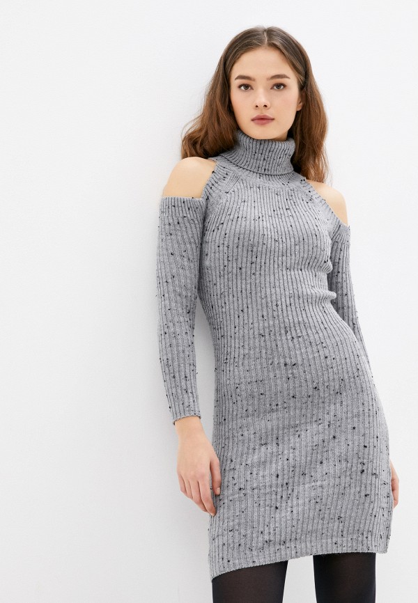 женское платье-свитеры colin’s, серое