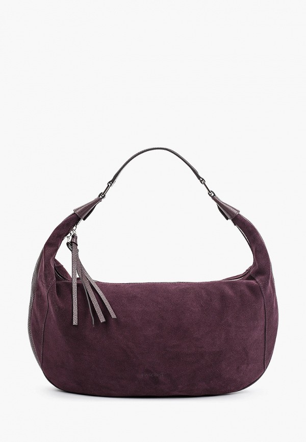 женская сумка с ручками basconi, фиолетовая