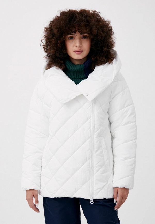 женская утепленные куртка finn flare, белая