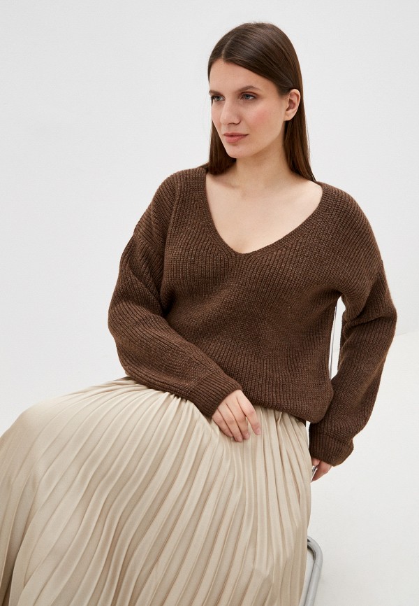 женский пуловер iglena, коричневый