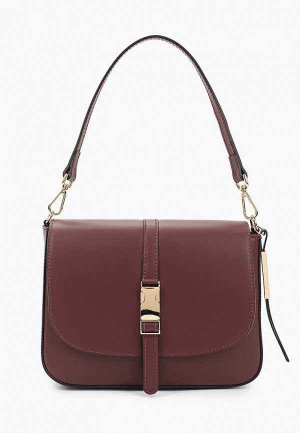 женская сумка с ручками tuscany leather, бордовая