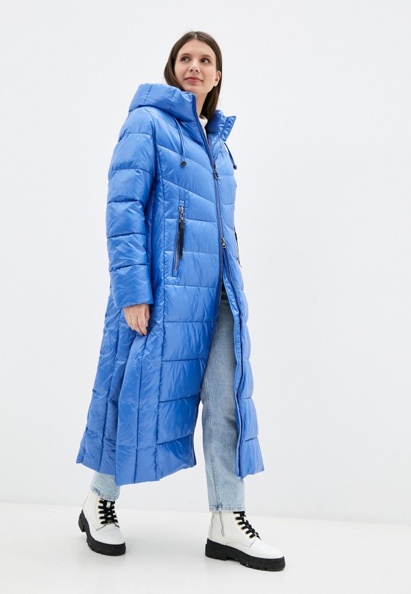 женская утепленные куртка winterra, синяя