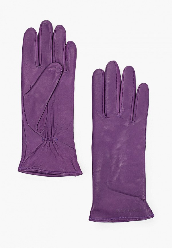 женские кожаные перчатки eleganzza, фиолетовые