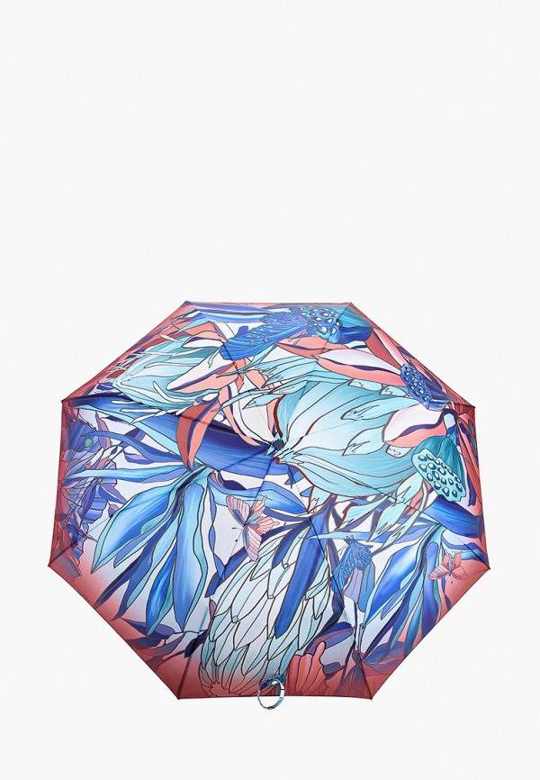 женский складные зонт eleganzza, синий