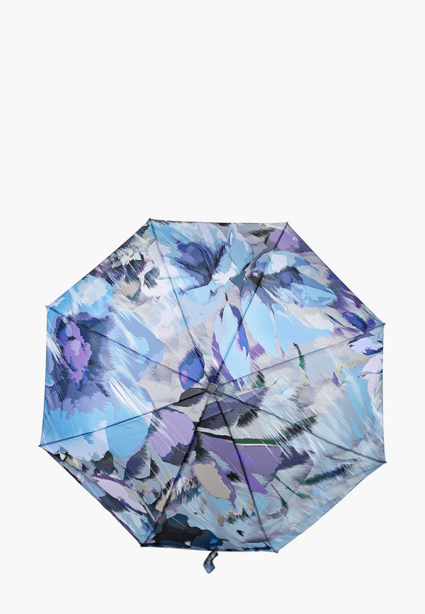 женский складные зонт eleganzza, голубой