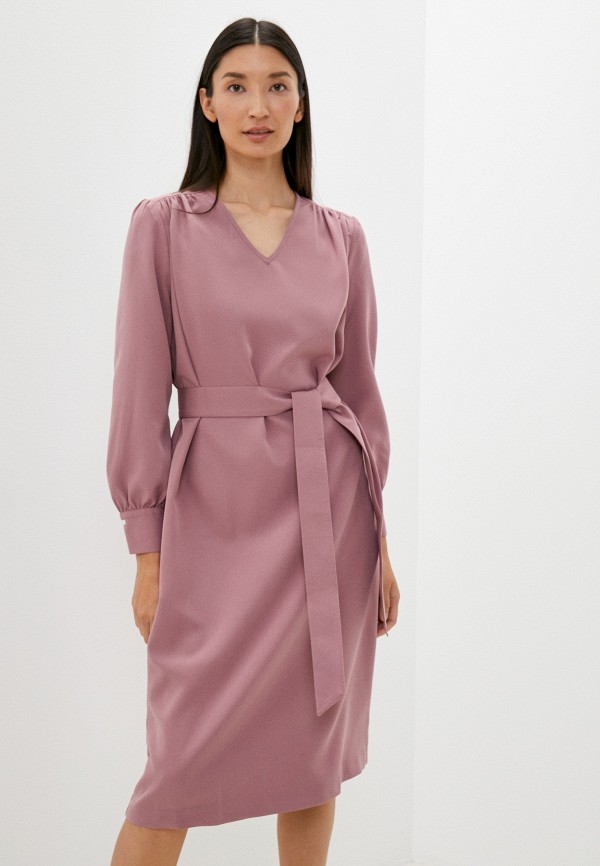 женское повседневные платье eliseeva olesya, розовое