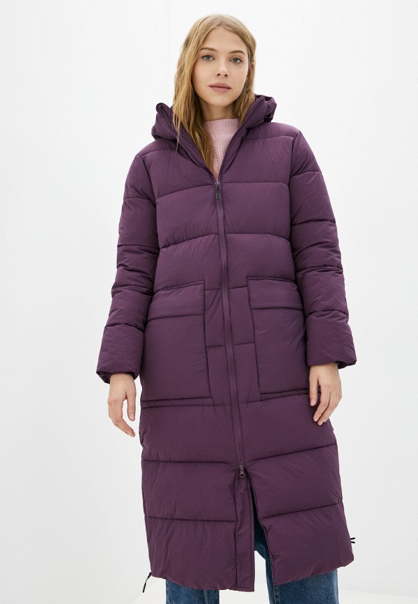 женская утепленные куртка urban tiger, фиолетовая