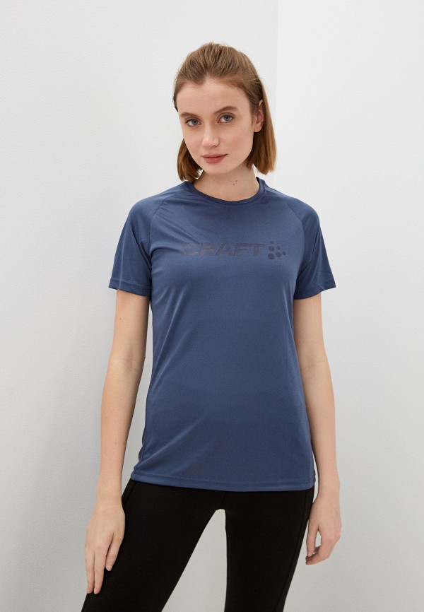женская спортивные футболка craft, синяя