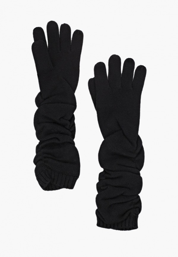 женские текстильные перчатки hatparad, черные