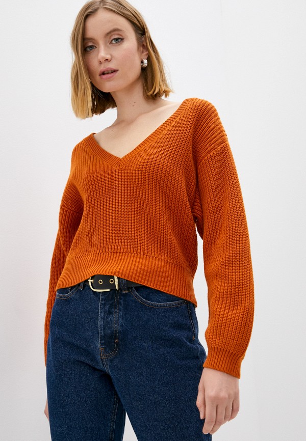 женский пуловер concept club, оранжевый