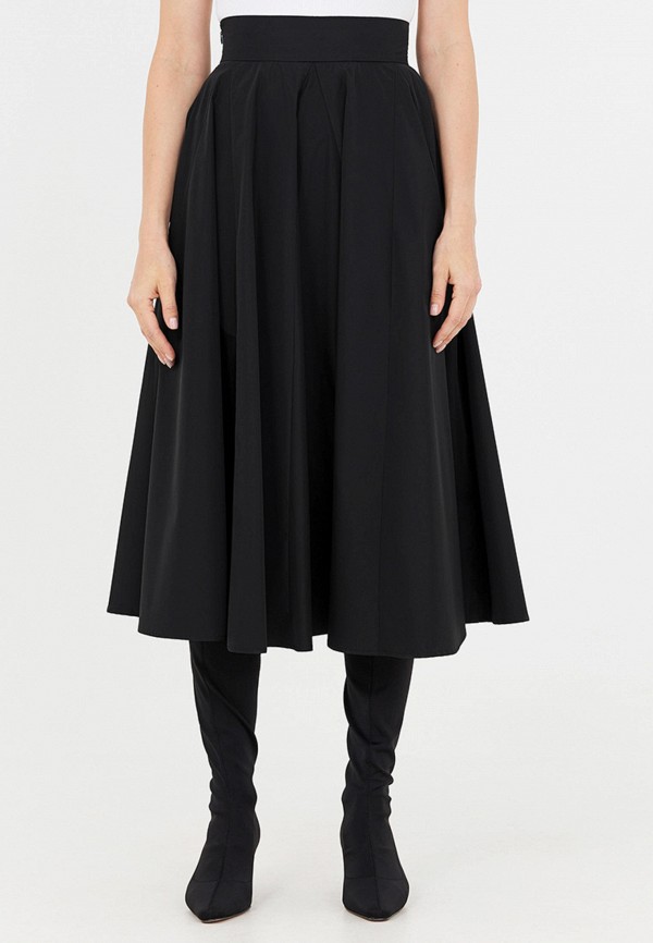 женская юбка-трапеции top top, черная
