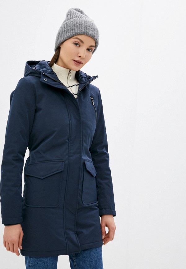женская утепленные куртка scanndi, синяя