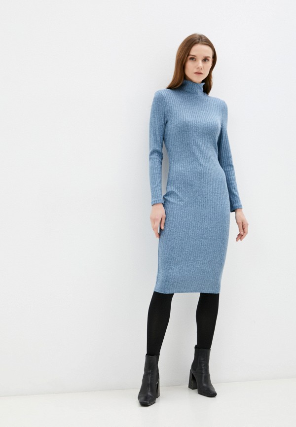 женское платье-свитеры sdress, голубое
