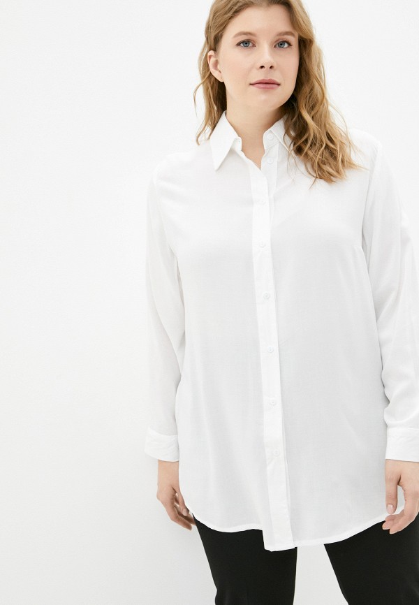 женская блузка с длинным рукавом артесса, белая