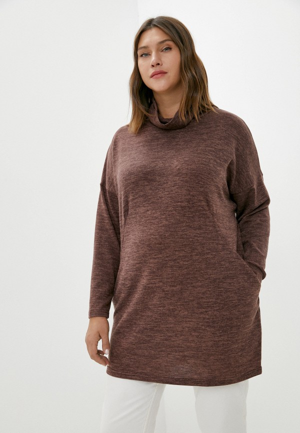 женский свитер артесса, коричневый