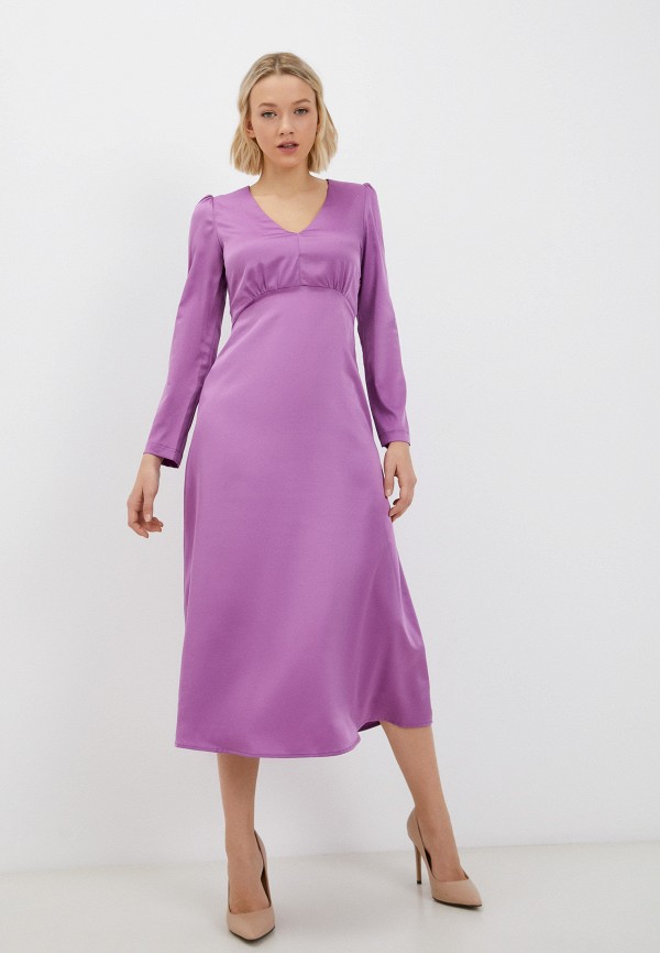 женское повседневные платье bazzaro, фиолетовое