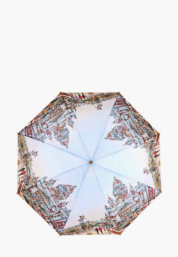 женский складные зонт lamberti, разноцветный