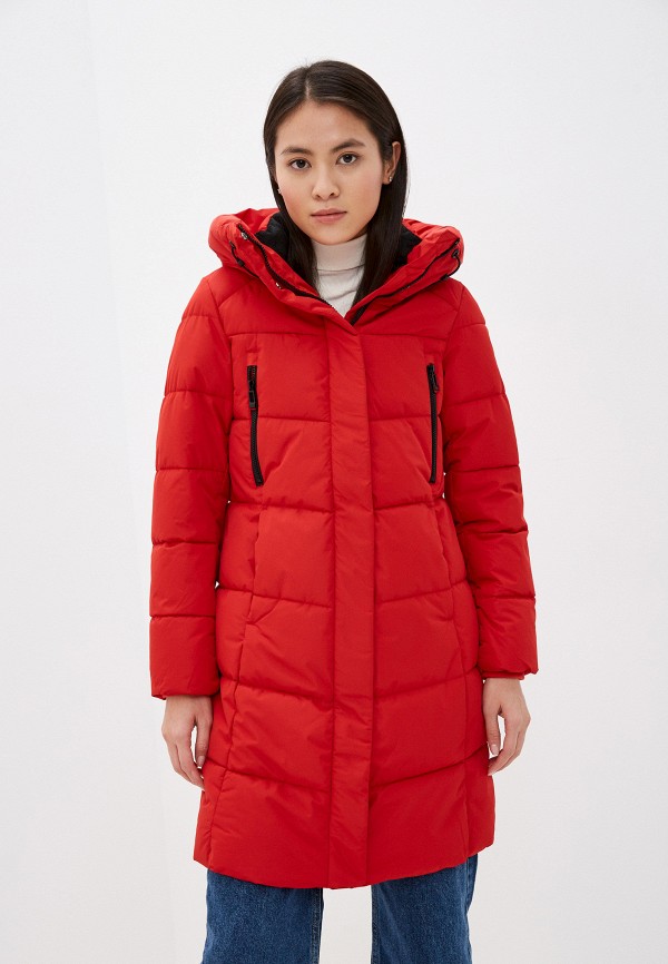 женская утепленные куртка colin’s, красная