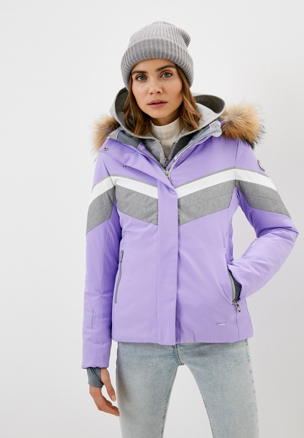 женская горнолыжные куртка high experience, фиолетовая
