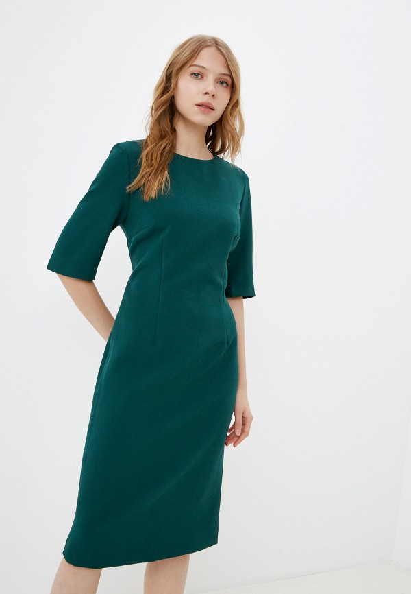 женское платье-футляр falinda, зеленое