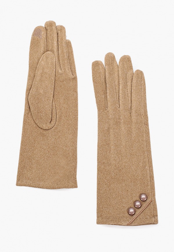 женские текстильные перчатки havvs, бежевые