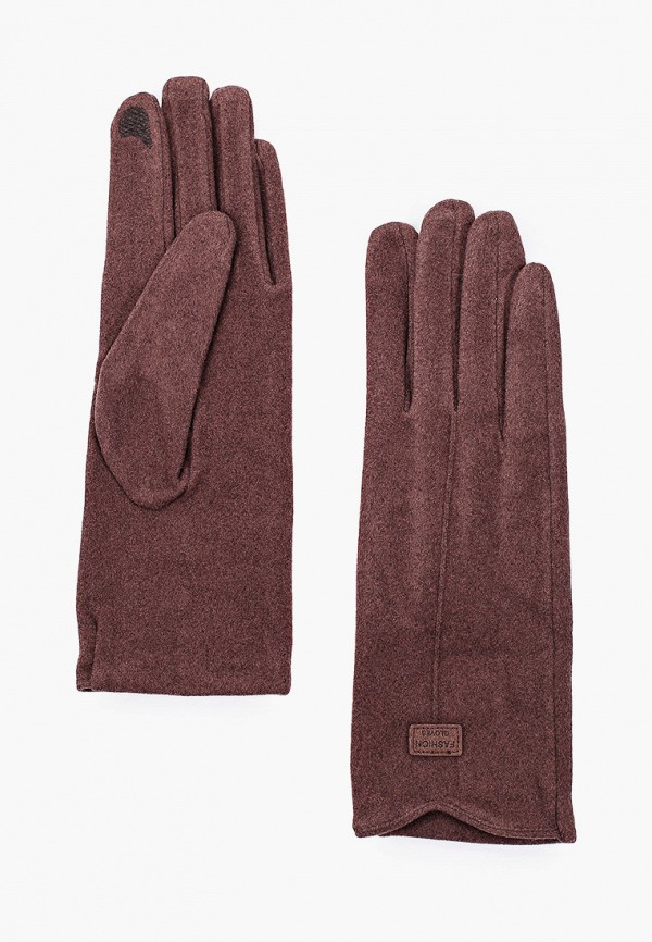 женские текстильные перчатки havvs, коричневые