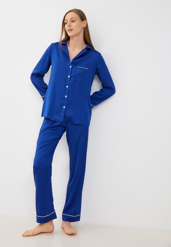 женская пижама primrose, синяя
