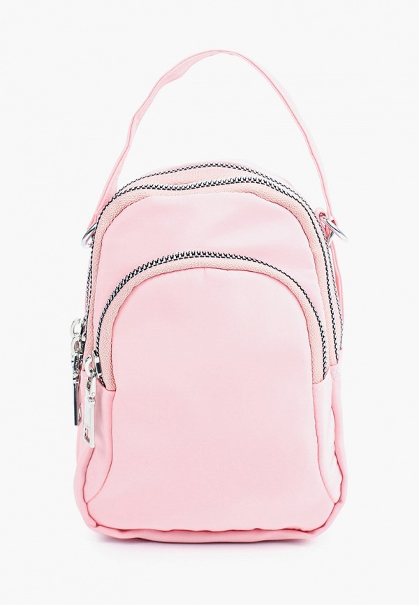 женская сумка с ручками keddo, розовая