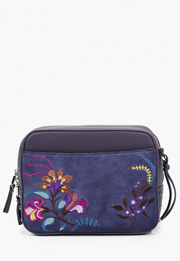 женская сумка через плечо eleganzza, фиолетовая