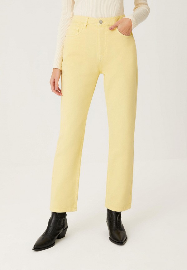 женские повседневные брюки sela, желтые